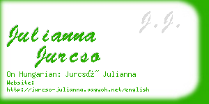 julianna jurcso business card